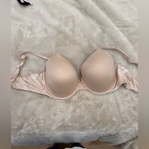 Victoria's Secret Soft Beige Lace Bra